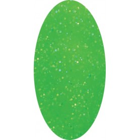Acrílico Color Nº 73 - Bright Green Glitter Powder NC - 10gr