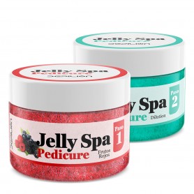 Pack Jelly Spa Pedicure - Paso 1: Frutos Rojos 350g - Paso 2: 650g